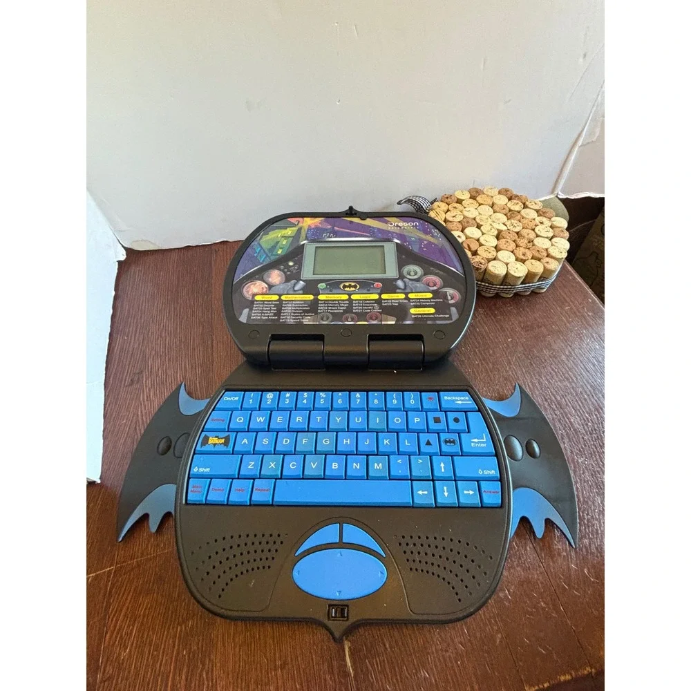Oregon Scientific Batman Power Wing Laptop Learning Toy Black Blue Educational